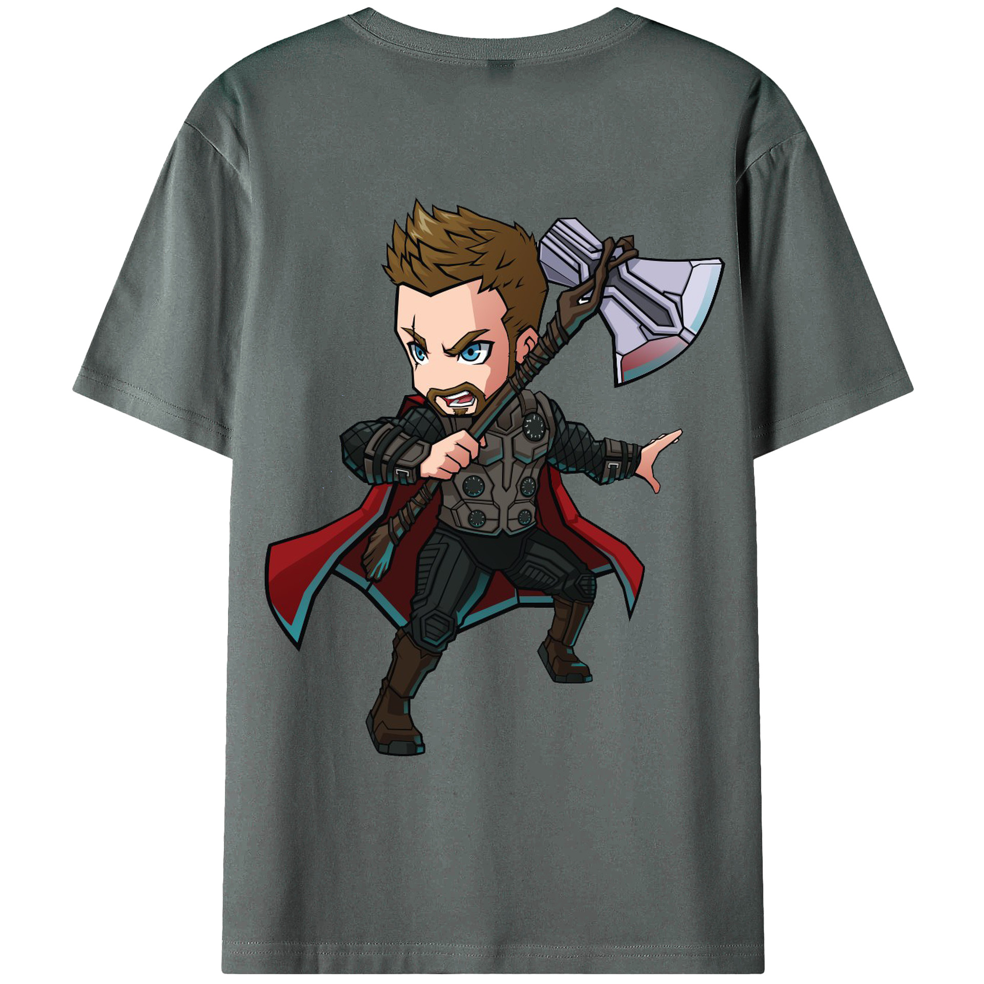 （画像用） アベンジャーズ The Avengers 綿100％ メンズ半袖Tシャツ（バックプリント） 通気性